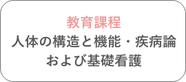 教育課程　人体の構造と機能・疾病論および基礎看護